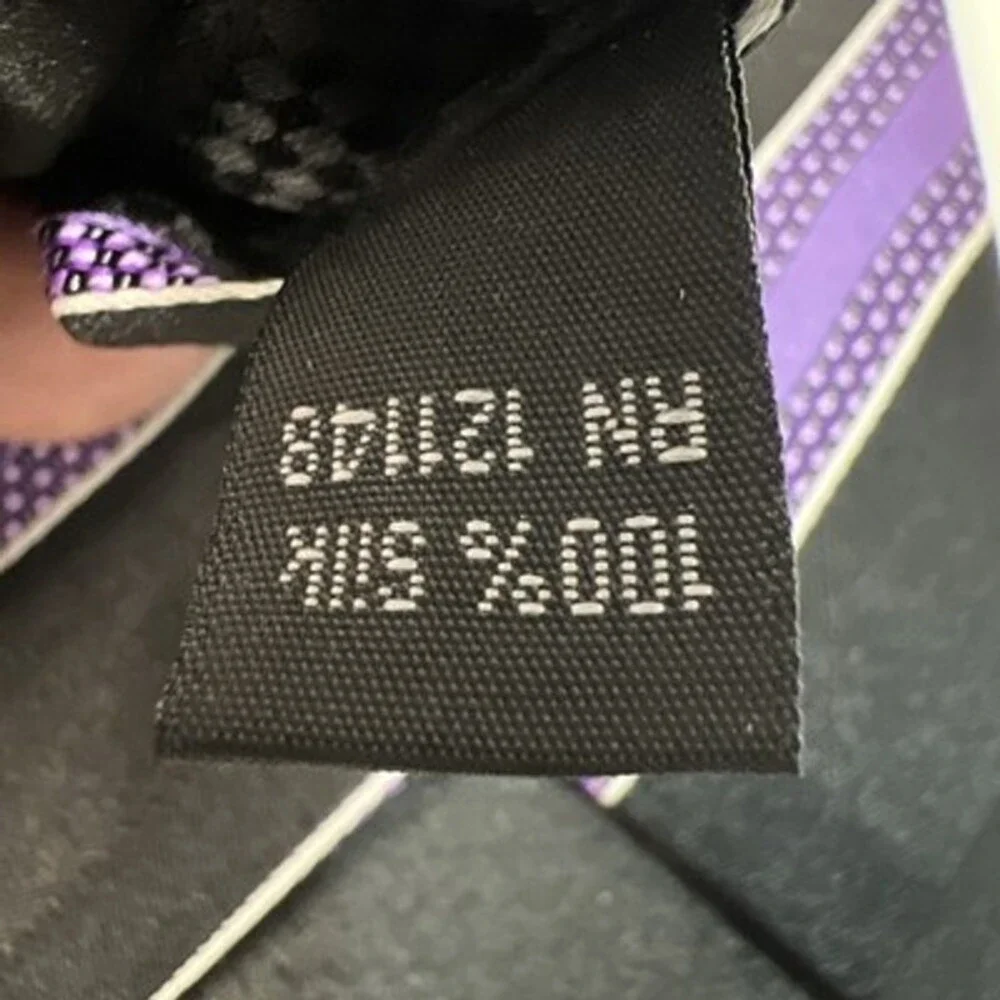 Sean John Black And Purple Striped Men’s Necktie